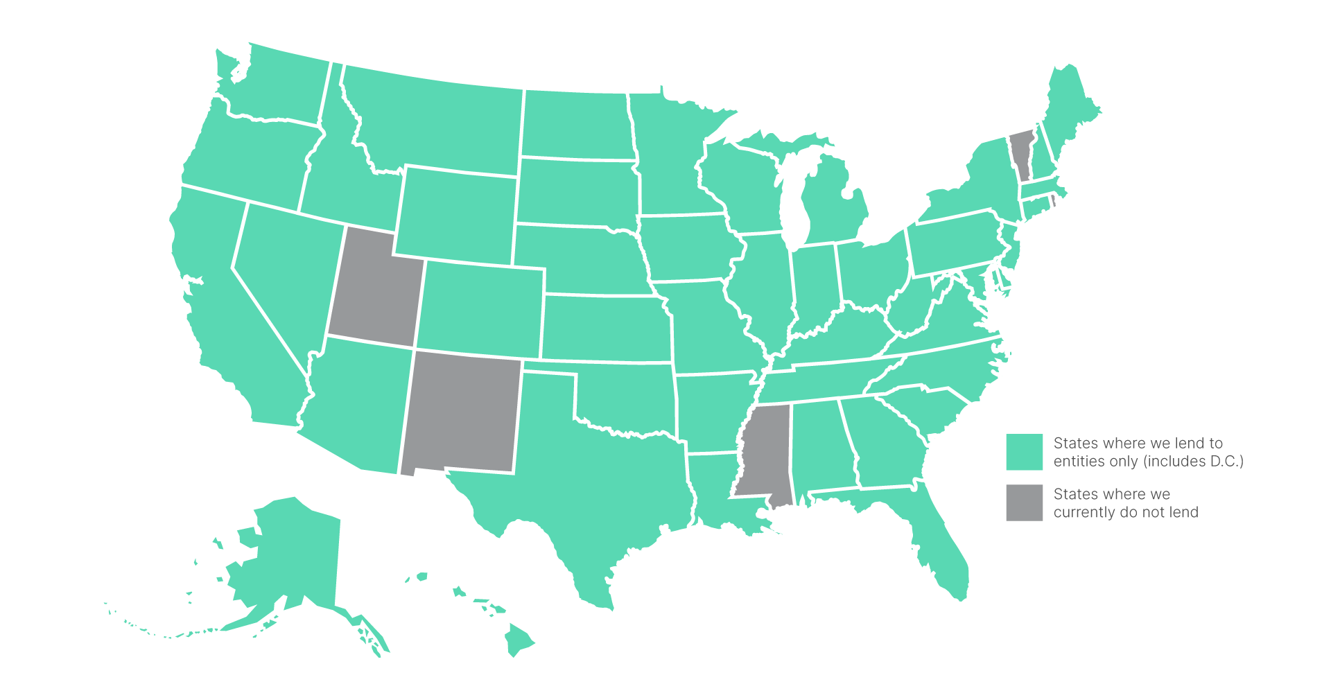 New States Map - Q125